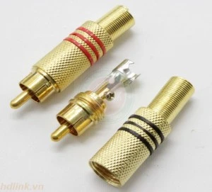Đầu nối camera BNC – Đồng vàng ( JACK-BNC ) Mã Số : 51016